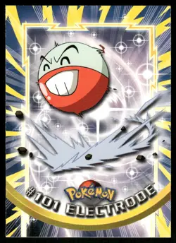 Pokemon Cards Electrode #101 Topps Trading Cards Series 2 LP *1 - Image 1