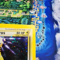 Ampharos 1st Edition 1/111 Holo Neo Genesis Pokemon Card 2000 LP/MP - Image 4