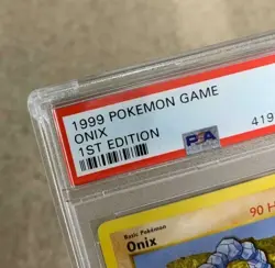1999 1st Edition Onix PSA 9 First Mint Rare Base Set Pokemon Card Game #56 - Image 4