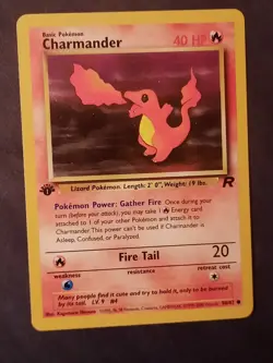 Pokemon Card TCG Charmander Team Rocket #50 Regular 1st Edition Common - Image 1