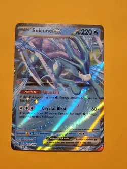 Pokemon Suicune EX Trading Card Game Classic 010/034 Holo 220HP Crystal Blast - Image 1