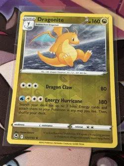 Dragonite 131/195 Silver Tempest Reverse Holo Rare Pokemon Card NM - Image 1