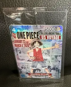 Monkey.D.Luffy (055) (College Basketball US Voyage) P-055 One Piece Card - Image 1