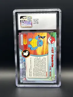 Topps Squirtle #07 Pokemon Series 1 Card 2000 CGC 9 - Image 2