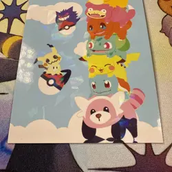 Cracked Ice Holo Gengar/Mimikyu/Psyduck/Squirtle Database Non-TCG Pokemon Card - Image 2