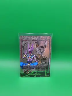 Dragon Ball Super Card Game Beerus Energy Marker Foil E01-06 Bandai - Image 1