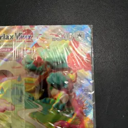 Pokemon TCG Snorlax VMAX Promo Card 142/202 Jumbo Card SEALED - Image 3