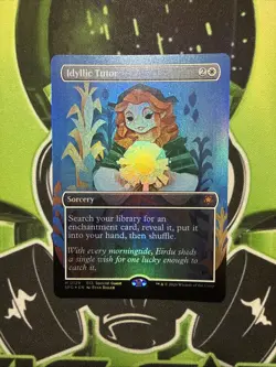Idyllic Tutor (Borderless foil)M 0129 Lorwyn Eclipsed Special Guests Mythic NM - Image 1