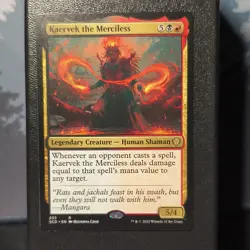 Magic: The Gathering Kaervek the Merciless 233 Red Rare 2022 - Image 1