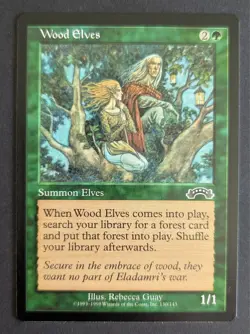 Wood Elves - Exodus - MTG - Classic Green Ramp - NM - Image 1