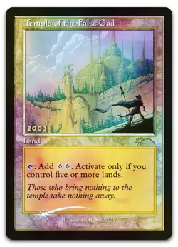 Temple of the False God #11 (Foil) (NM) 30th Anniversary Edition 30A-P Magic MTG - Image 1