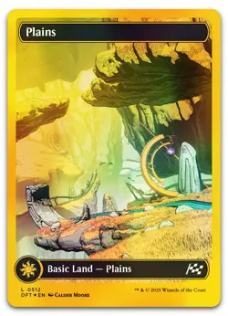 Plains (0512) (First-Place Foil) #512 (NM) Aetherdrift DFT Magic MTG - Image 1
