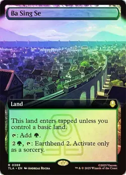 Ba Sing Se Foil Extended Art Avatar: The Last Airbender NM MTG - Image 1