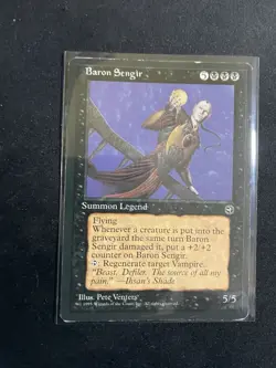 Mtg X1 Baron Sengir Homelands Magic The Gathering - Image 1