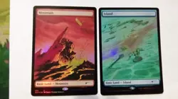Mountain / Island Secret Lair Heads I Win, Tails You Lose MTG NM FOIL - Image 1