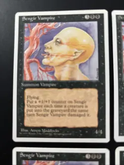 4x Sengir Vampire 1 Revised, 3 4th MTG LP Magic - Image 2