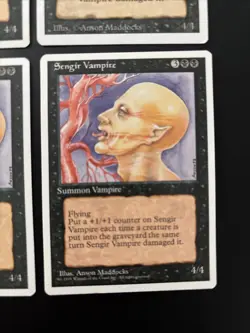 4x Sengir Vampire 1 Revised, 3 4th MTG LP Magic - Image 5