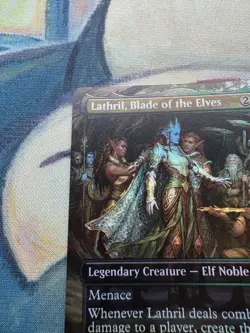 Lathril, Blade of the Elves (Borderless) Foundations Foil Magic The Gathering NM - Image 3