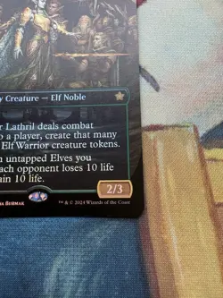 Lathril, Blade of the Elves (Borderless) Foundations Foil Magic The Gathering NM - Image 5