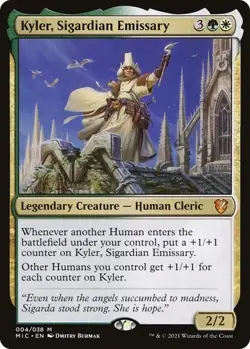 Kyler, Sigardian Emissary Commander: Innistrad: Midnight Hunt NM - Image 1