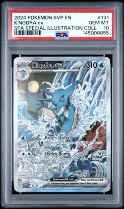 Kingdra EX SVP 131 SIR Shrouded Fable Pokemon TCG GEM MINT PSA 10 - Image 1