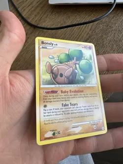 2007 Pokemon Diamond & Pearl Bonsly Common NM 71/130 - Image 4