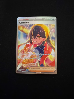 Pokemon Carmine 217/167 Twilight Masquerade SIR Special Illustration Rare NM - Image 1