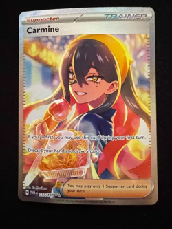 Pokemon Carmine 217/167 Twilight Masquerade SIR Special Illustration Rare NM - Image 2