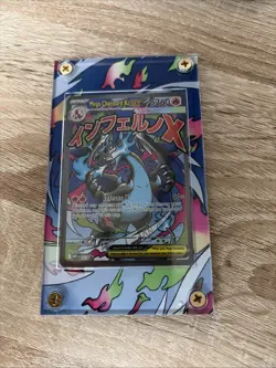 Pokemon TCG Charizard Phantasmal Flames UPC Promo COMES WITH ART CASE - Image 1