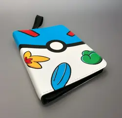 NEW Pokemon POKEBALL Blue & White 3-Ring 50pg 200 Trading Card Storage Binder - Image 2