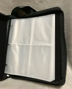 NEW Pokemon POKEBALL Blue & White 3-Ring 50pg 200 Trading Card Storage Binder - Image 5