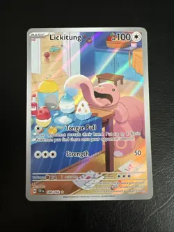Lickitung 180/162SV05: Temporal Forces Holo Illustration Rare Pokemon TCG - Image 1