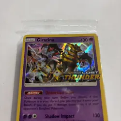 Pokemon TCG Giratina SM151 Prerelease Sun & Moon Lost Thunder Sealed Promo Pack - Image 5