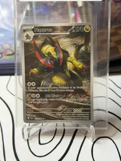 2025 Pokemon Black Bolt #147/086 Haxorus Illustration Rare - Image 3
