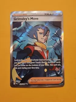 Pokemon TCG Grimsley's Move Ultra Rare Trainer Full Art Holo 120/094 - Image 1