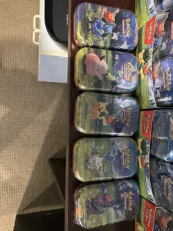 Pokemon TCG Ascended Heroes MINI TIN DISPLAY BOX Lot of 4 Sealed 40 Tins Total - Image 2