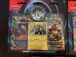 Pokemon TCG 3 Phantasmal Flames, Mega Evolution 2 pk Blister, 8 Distended Rivals - Image 2
