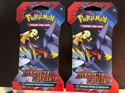 Pokemon TCG 3 Phantasmal Flames, Mega Evolution 2 pk Blister, 8 Distended Rivals - Image 5