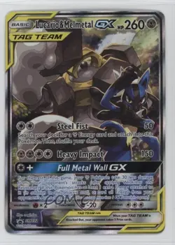 Lucario & Melmetal GX (Full Art) Pokemon Sun & Moon Black Star Promo #SM192 - Image 1