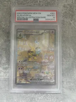 Alakazam ex | 201/165 | Special Illustration Rare | PSA 10 | English | Pokemon - Image 1