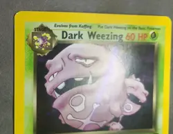Rare Holographic Pokemon Team Rocket Set Dark Weezing 14/82 (Unlimited, English) - Image 2