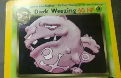 Rare Holographic Pokemon Team Rocket Set Dark Weezing 14/82 (Unlimited, English) - Image 3