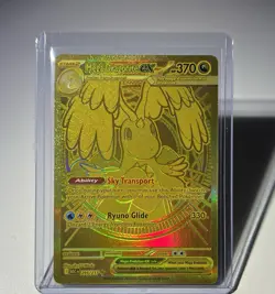 Mega Dragonite Ex 295/217 GOLD HYPER RARE POKEMON ASCENDED HEROES - Image 1
