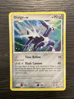 Pokemon TCG Dialga Diamond & Pearl 1/130 Holo Holo Rare NM - Image 1