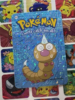 Pokemon 151 Vintage Pocket Monsters Vending HOLO Prism Sticker 2000 Nintendo - Image 3