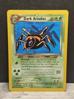 Pokemon TCG Dark Ariados 17/105 Neo Destiny Regular - Image 1