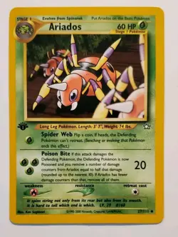 Ariados 27/111 - Neo Genesis 1st Edition Uncommon Pokemon TCG - Image 1