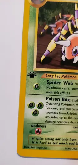 Ariados 27/111 - Neo Genesis 1st Edition Uncommon Pokemon TCG - Image 3