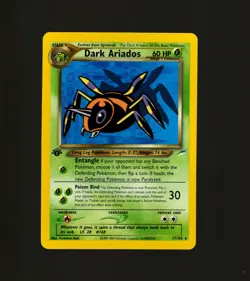 1st Edition Dark Ariados Rare 17/105 - Neo Destiny - Near Mint Pokemon TCG 2002 - Image 1
