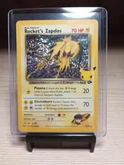 Pokemon TCG - Rocket's Zapdos 15/132 Celebrations: Classic Collection Holo M/NM - Image 1